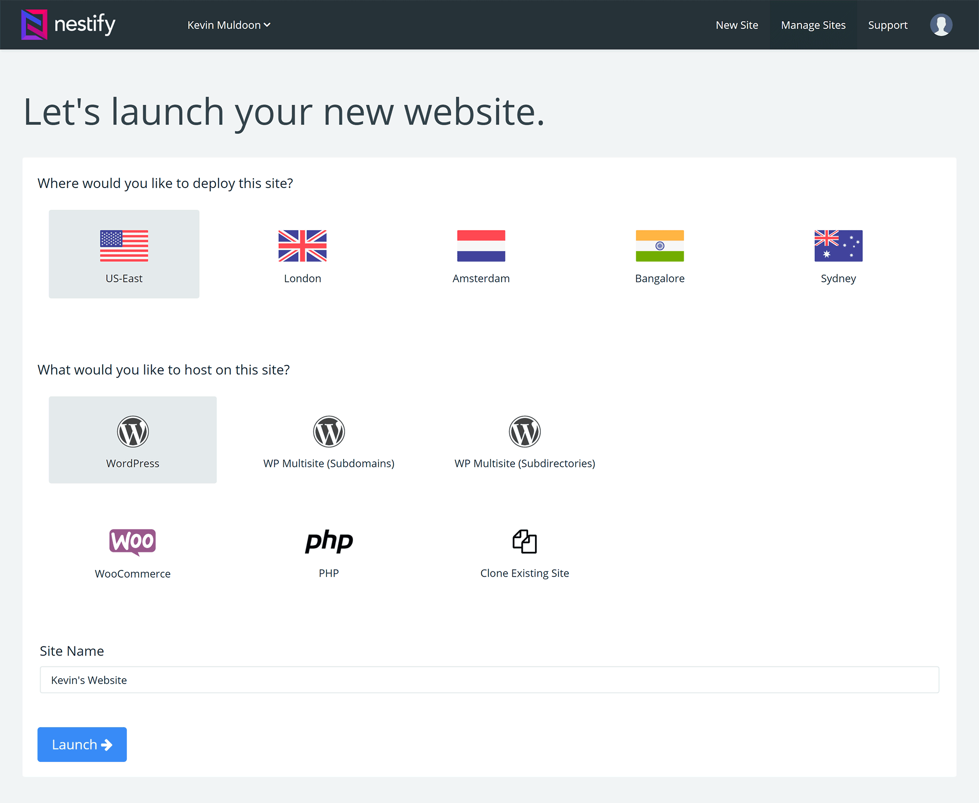 Launch Your New Website