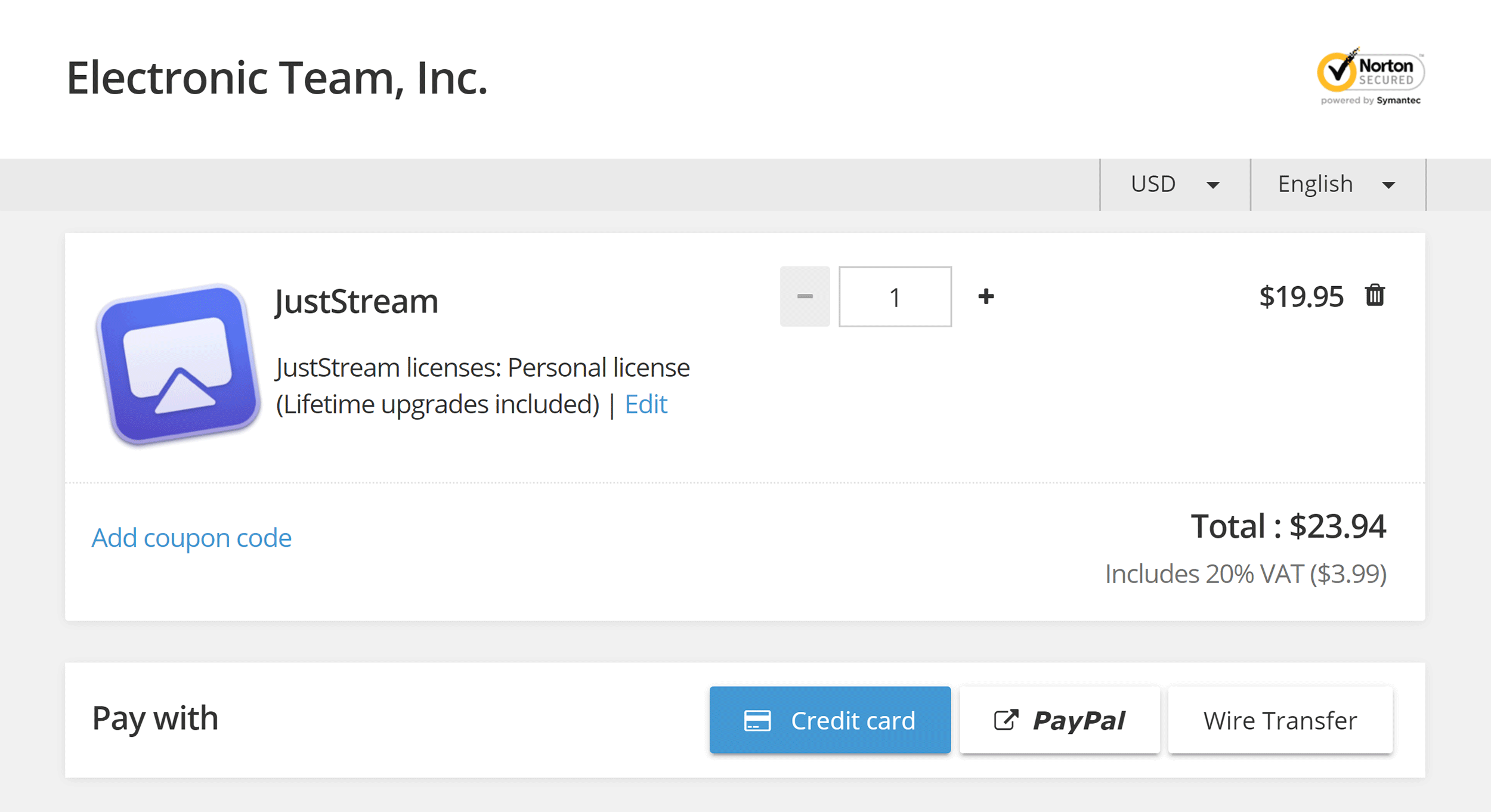 JustStream Pricing