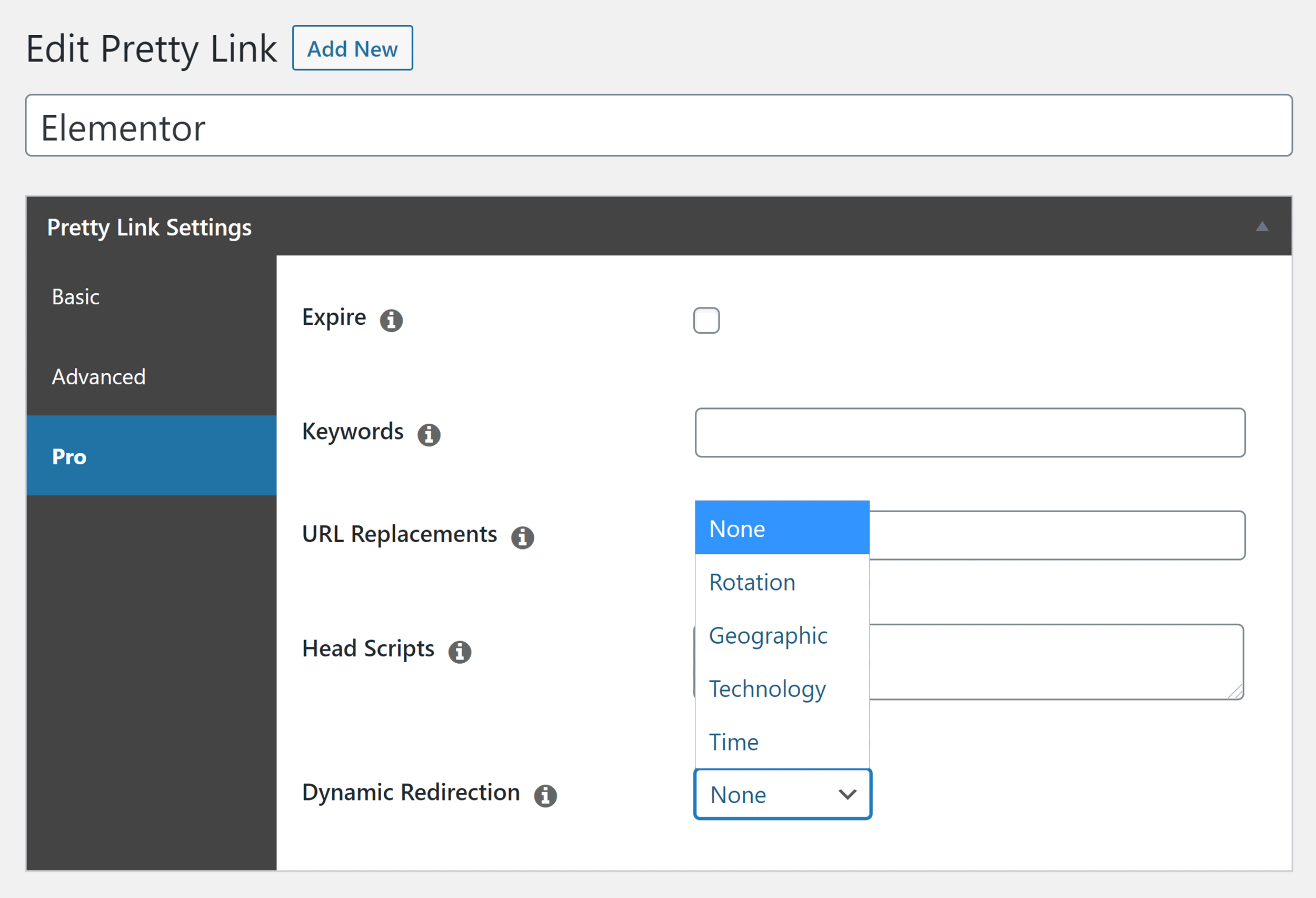 Pro Linking Features