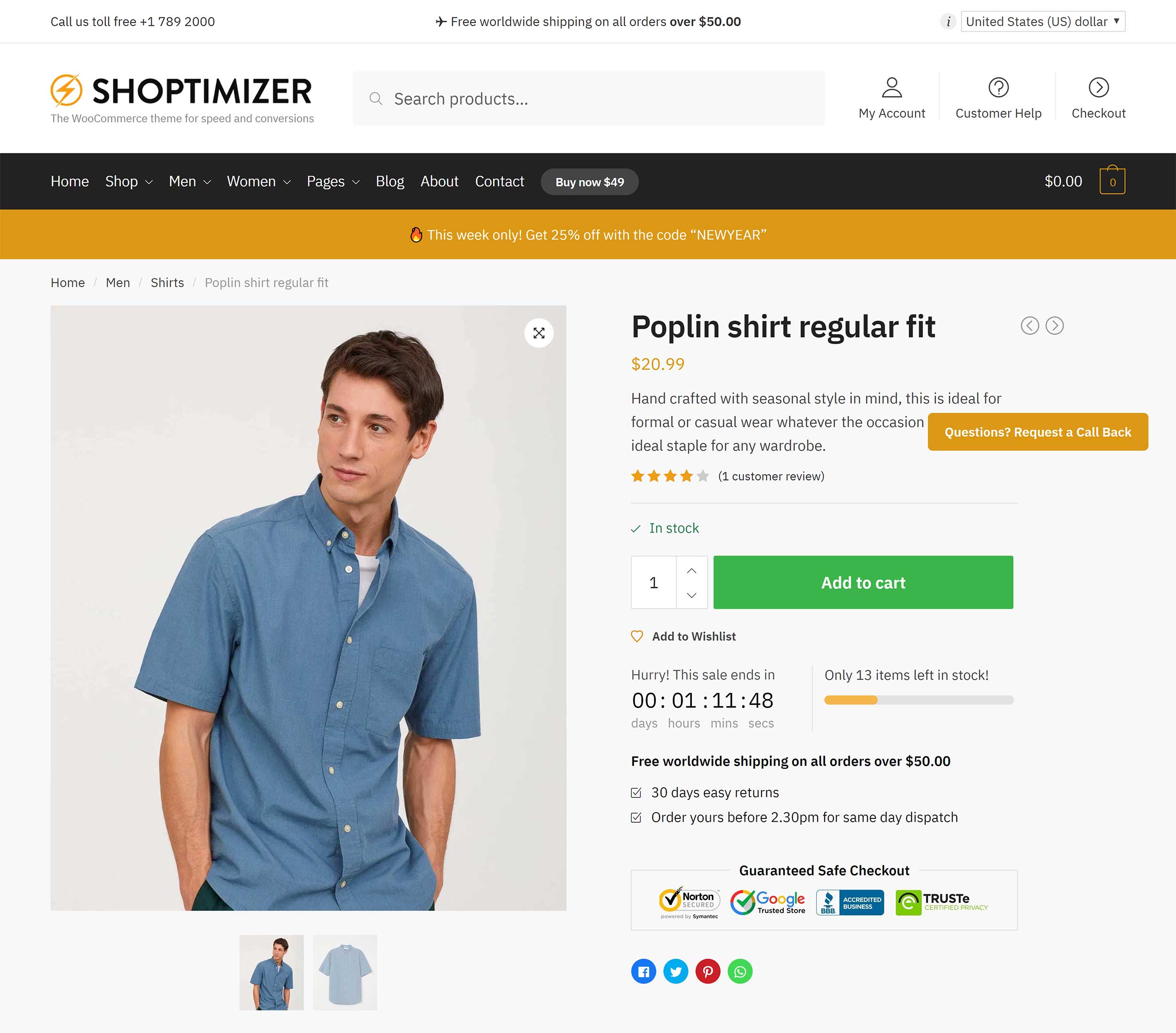 Shoptimizer Item Page