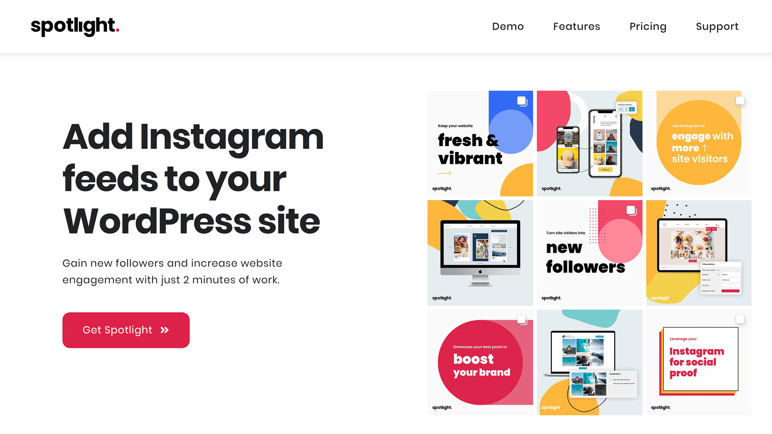 Spotlight Instagram WordPress Plugin